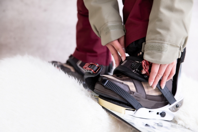 スノーボードのブーツ